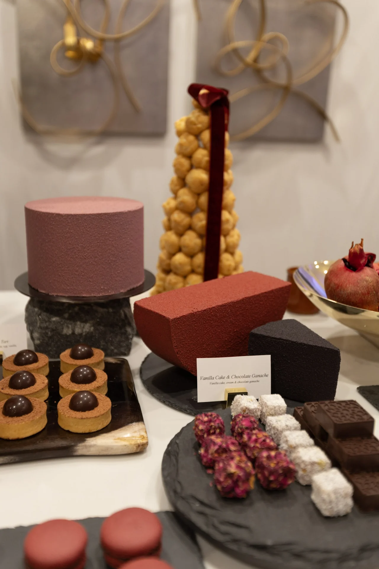 Sweet treats and festive table styling at M&E Company Holiday Party