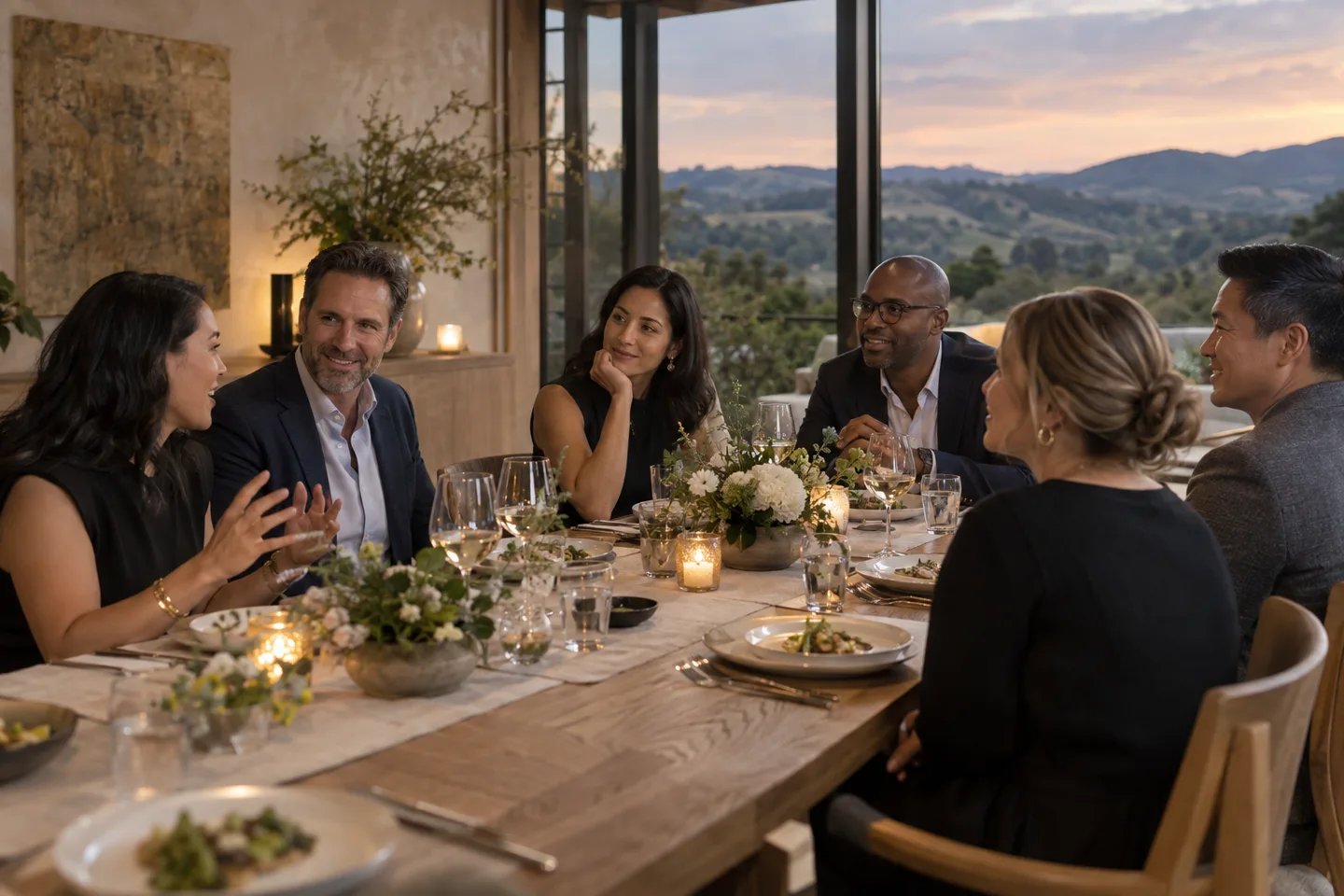 Illustrative executive customer dinner